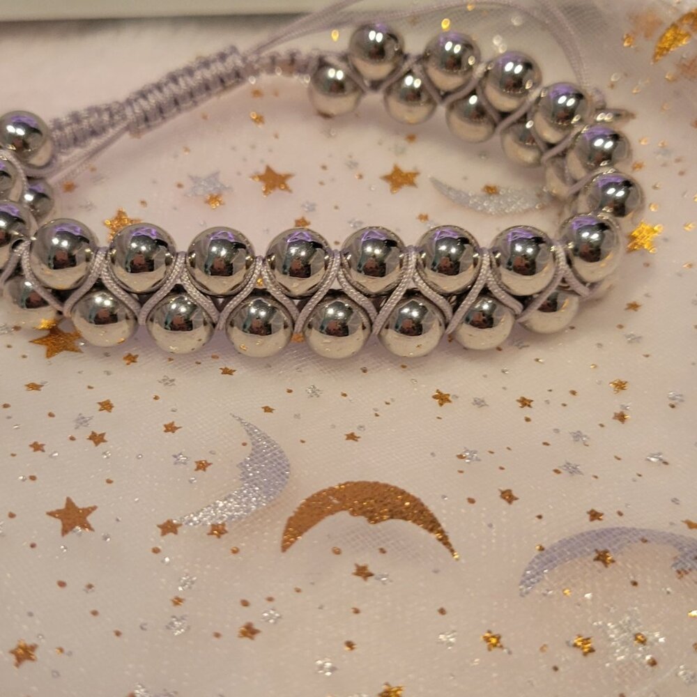 Silver Adjustable Bracelet HANDMADE - Picture 7 of 7